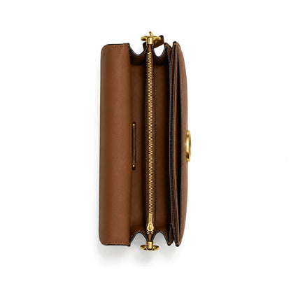Tabby Shoulder Bag 26 - Brass/Tan Brown