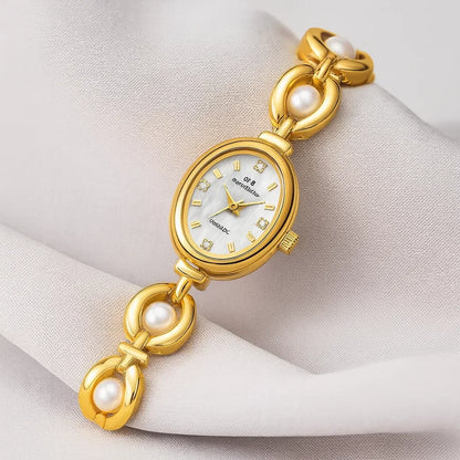 Golden Pearl Vintage Watch